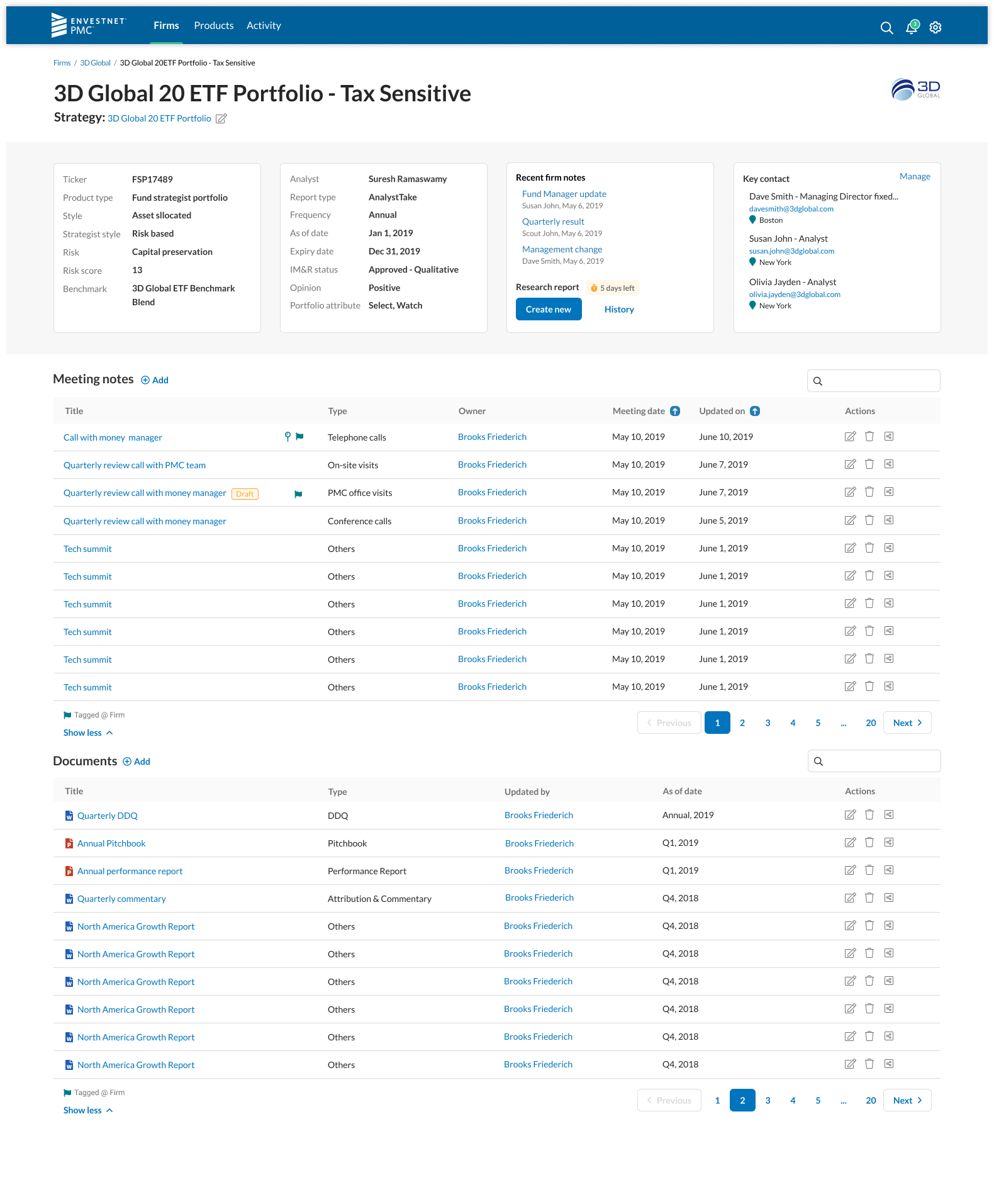 Product page